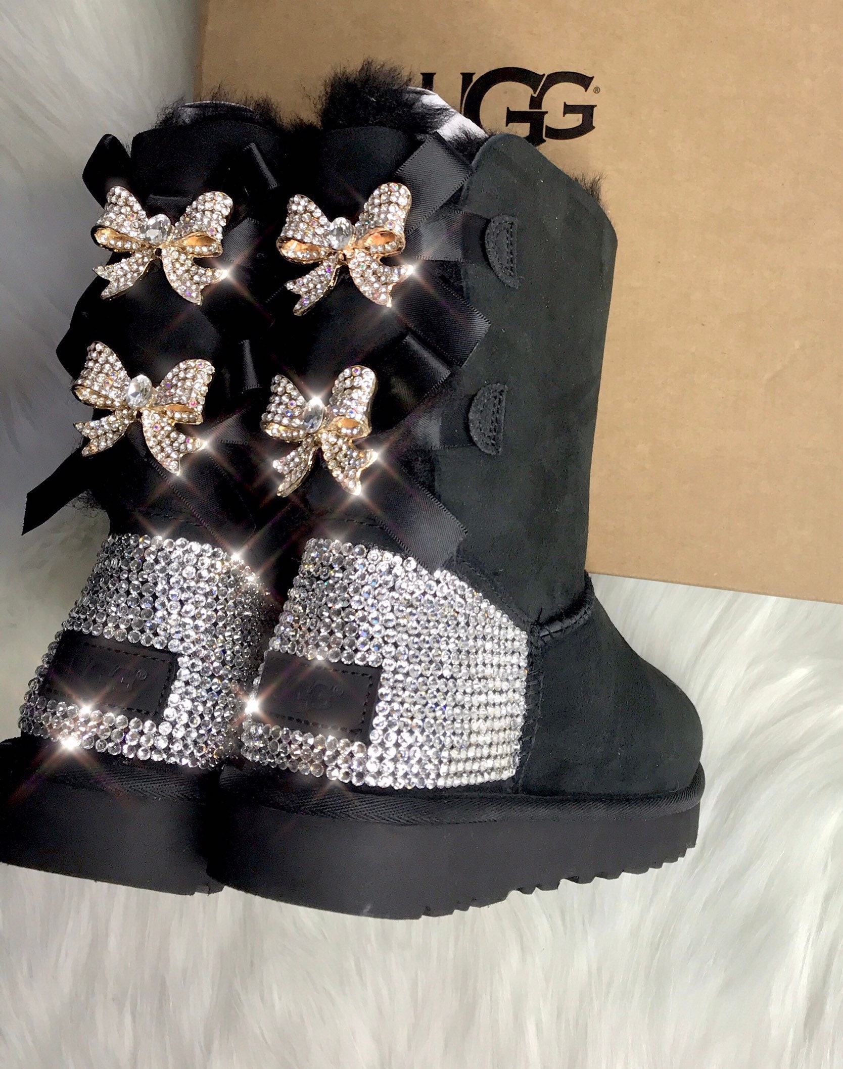 Baby Bling Ugg Boots With Swarovski Crystals Custom Girl -  Canada