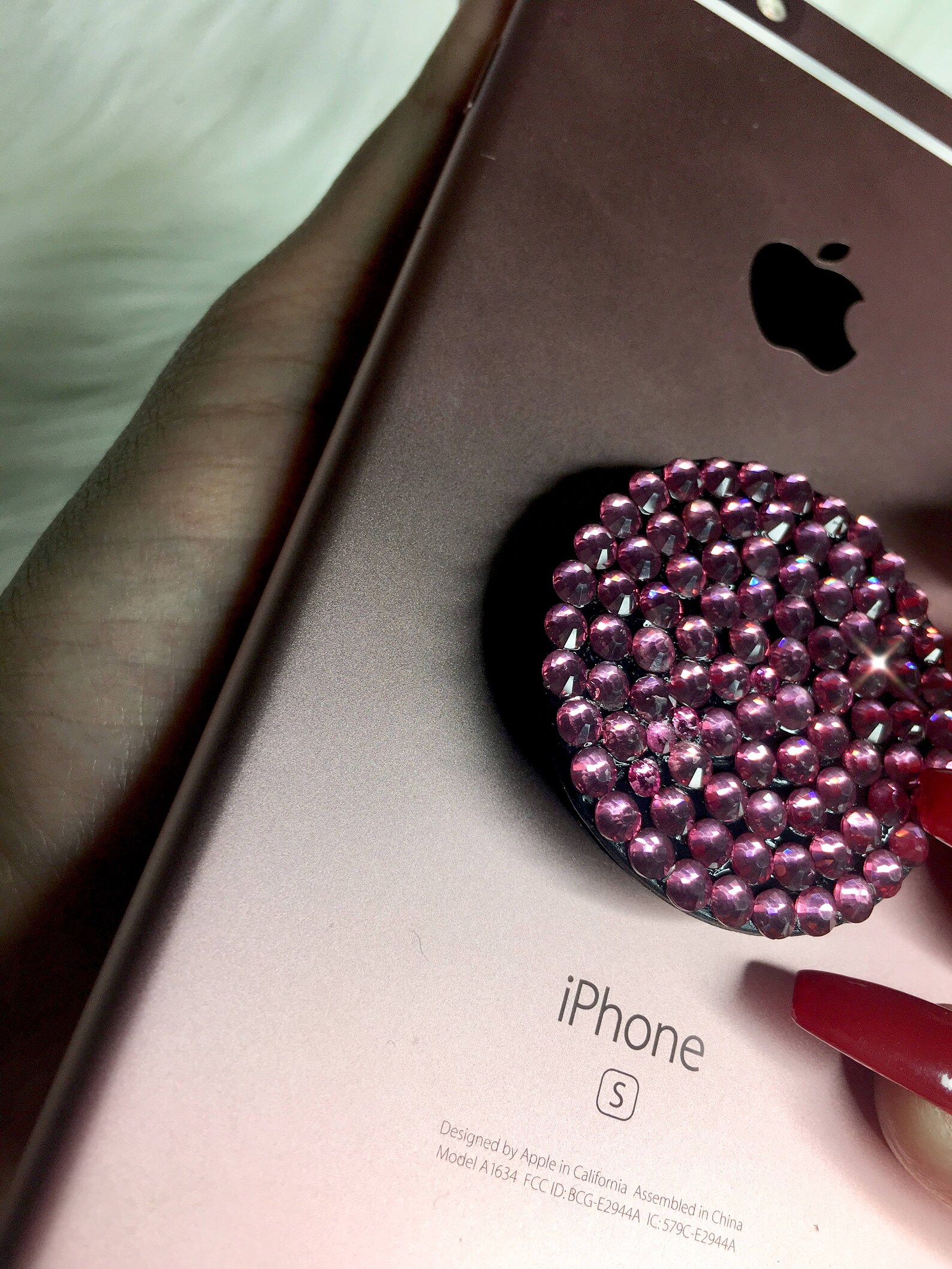 Pink Swarovski Crystal Bling Popsocket Cell Phone Grip Bling - Etsy