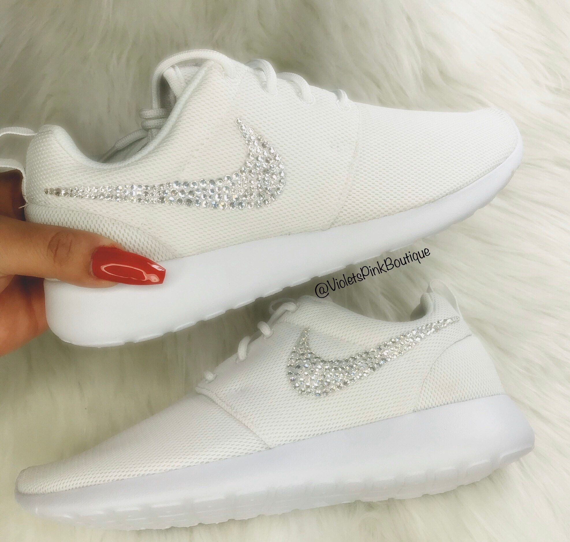 nike swarovski rose