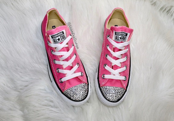 Swarovski Crystal Bling Custom CONVERSE Chuck Taylor All Starts Women's DIAMOND KIcks