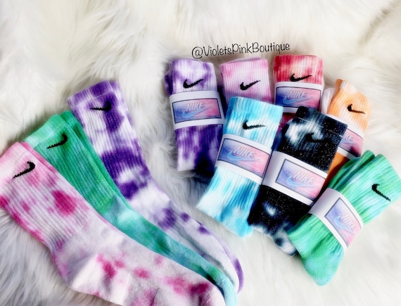 Nike Tie Dye Socks Custom Nike Crew Socks