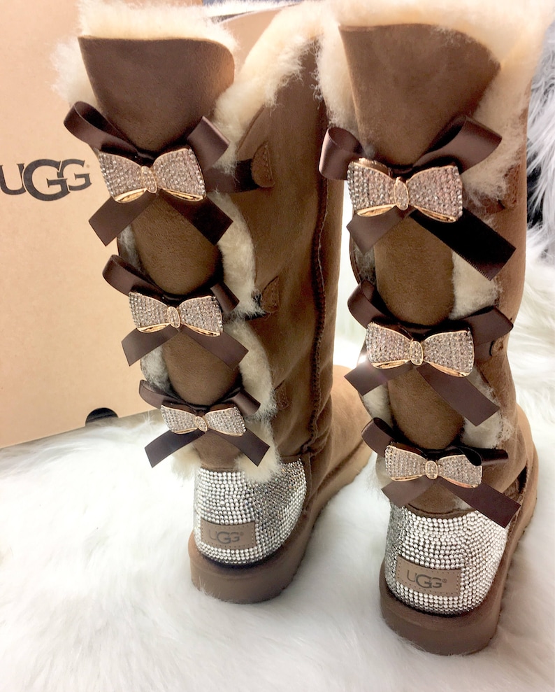 Bling Ugg Boots Swarovski Crystals Custom Bling Women's Etsy