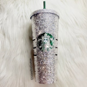 Swarovski STARBUCKS Bling Tumbler Cold Cup With Custom Name image 5