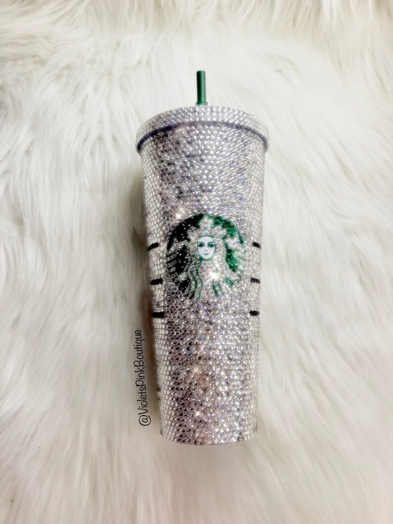 Swarovski STARBUCKS Bling Tumbler Cold Cup With Custom Name image 5