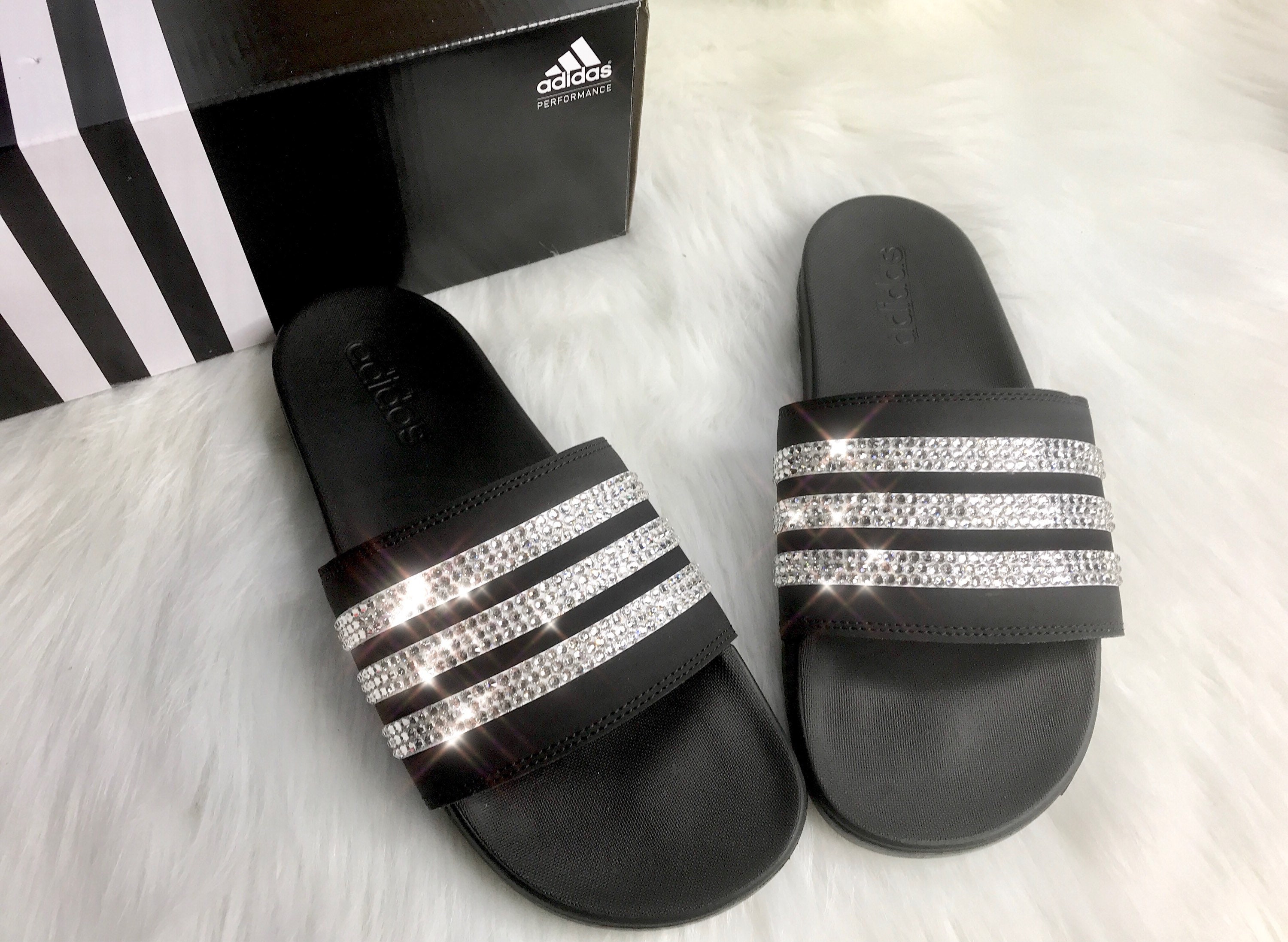 Bling Women's Adidas Shoes w/ Swarovski Crystals Originals