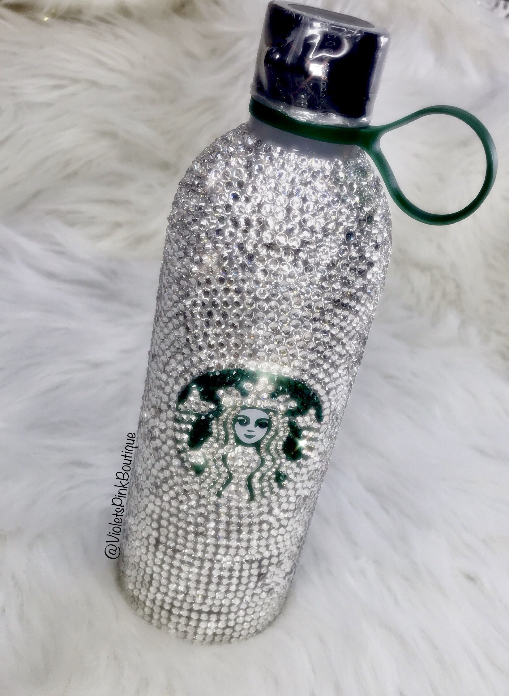 16 oz Bling Acrylic Water Bottle - Back to the South Bling