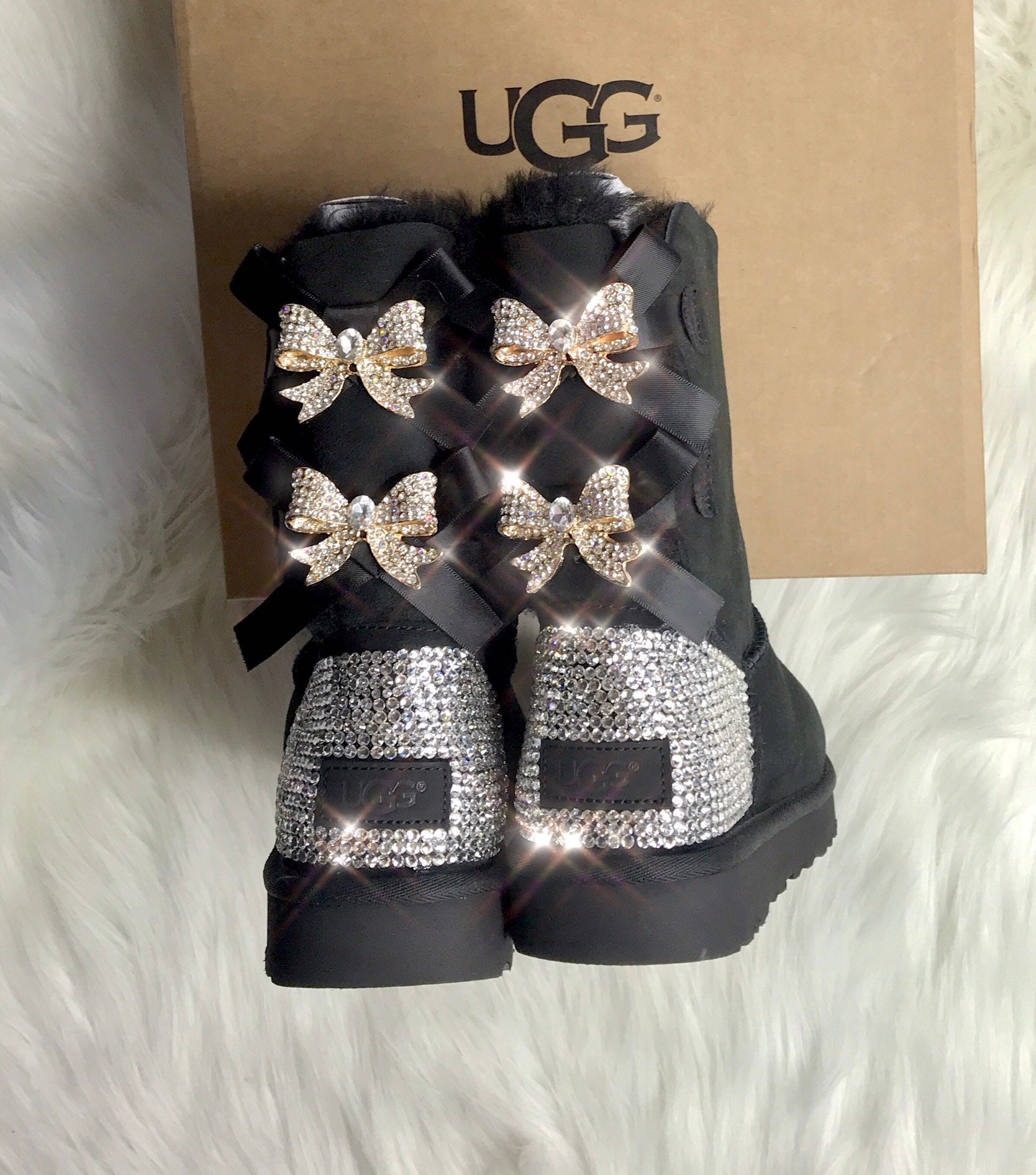 Diamond Uggs - Etsy Diamond Uggs - Etsy