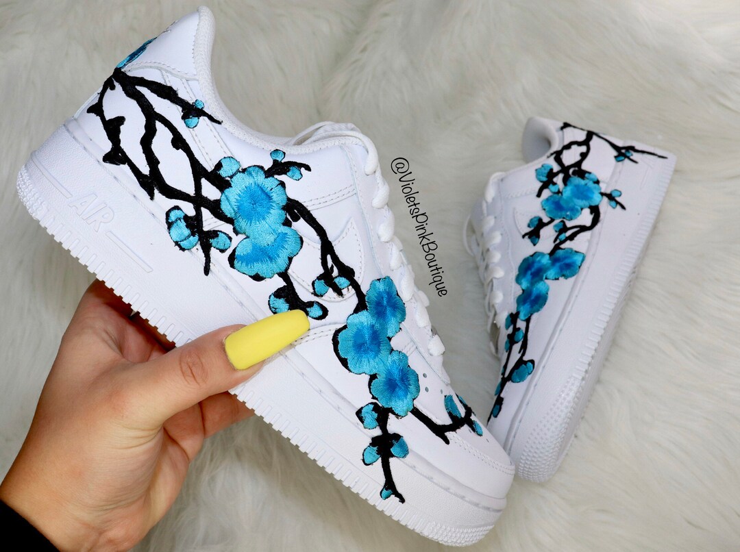 nike cherry blossom air force 1 womens