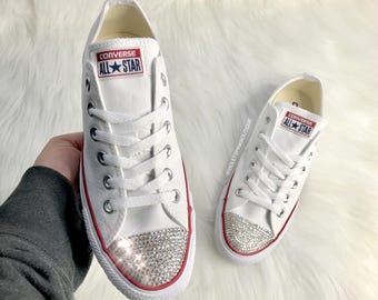 Swarovski Crystal CONVERSE Chuck Taylor All Starts Women's crystal wedding sneakers- Gift ideas