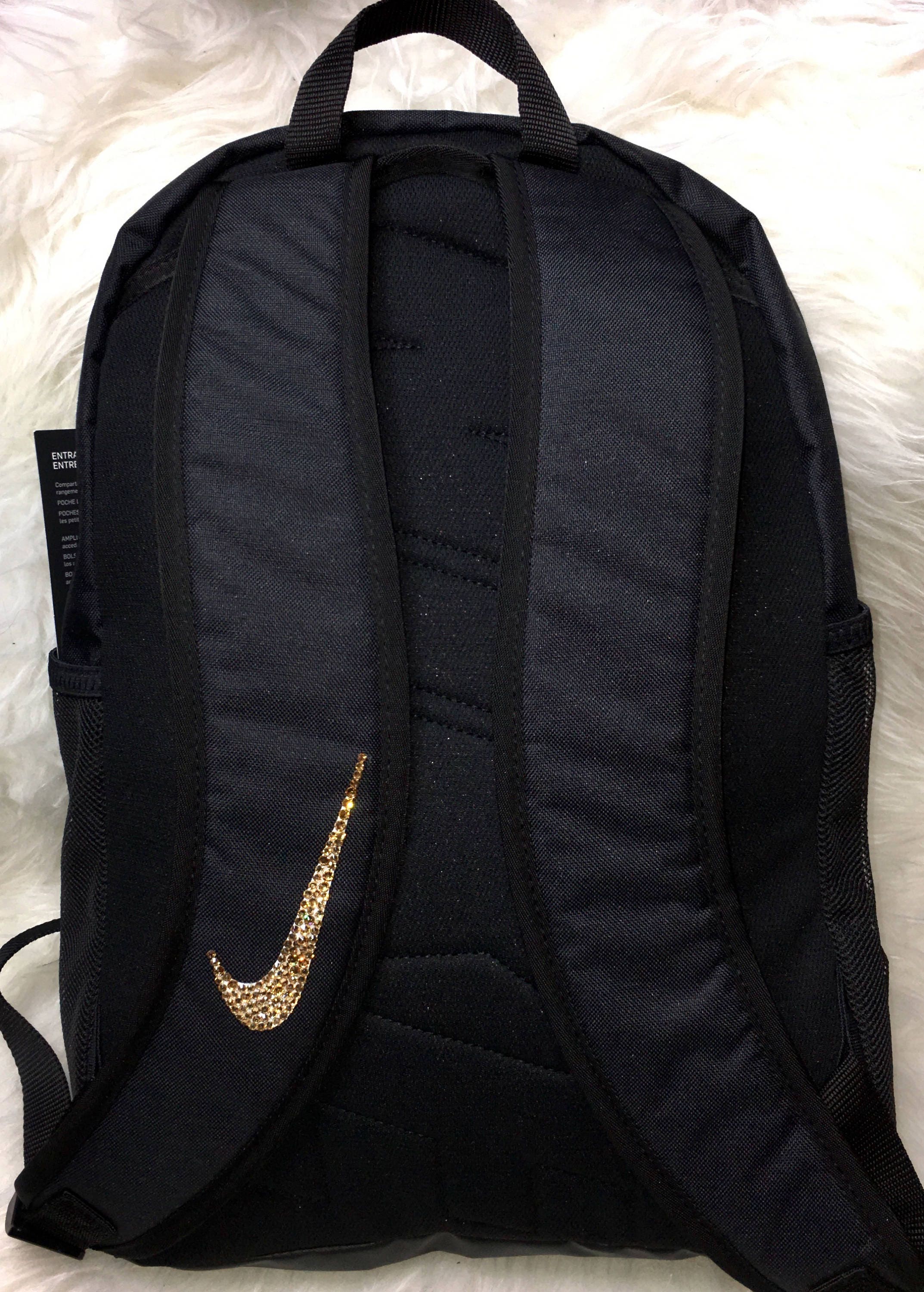 Bling Nike Brasilia Training Backpack Embellished With | Etsy