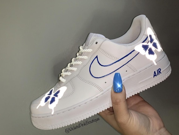 reflective butterfly air force 1