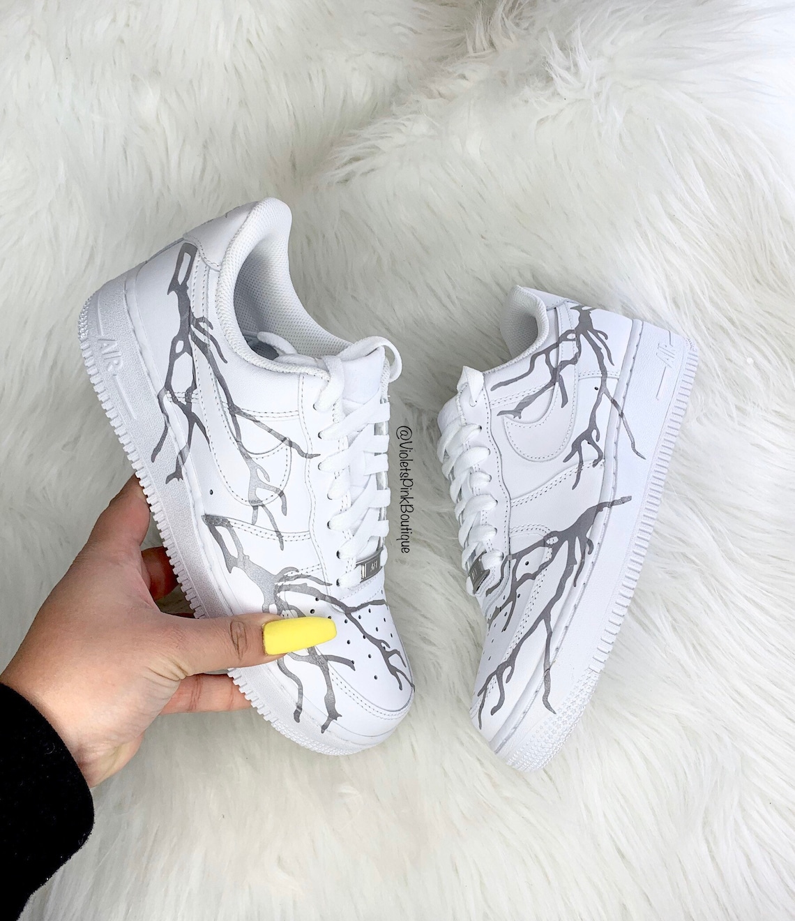 custom nike air force 1 reflective