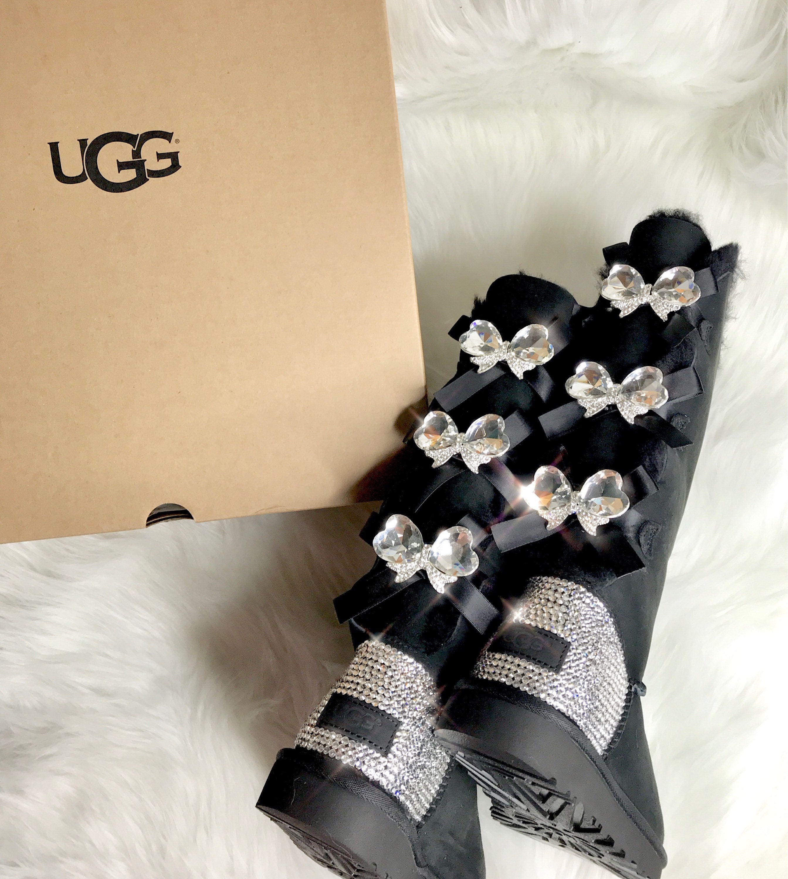 ugg boots swarovski crystal bows
