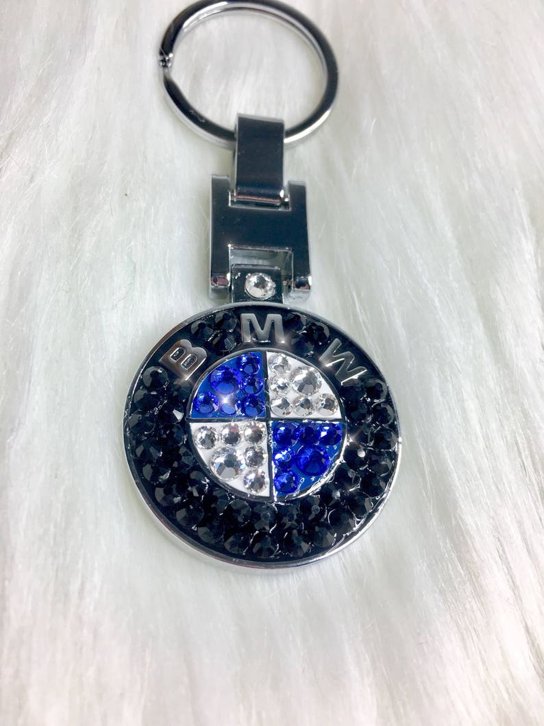Swarovski Custom BMW Keychain Encrusted With Swarovski Diamond | Etsy