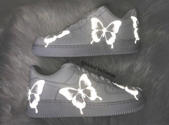 nike air force 1 reflective butterfly