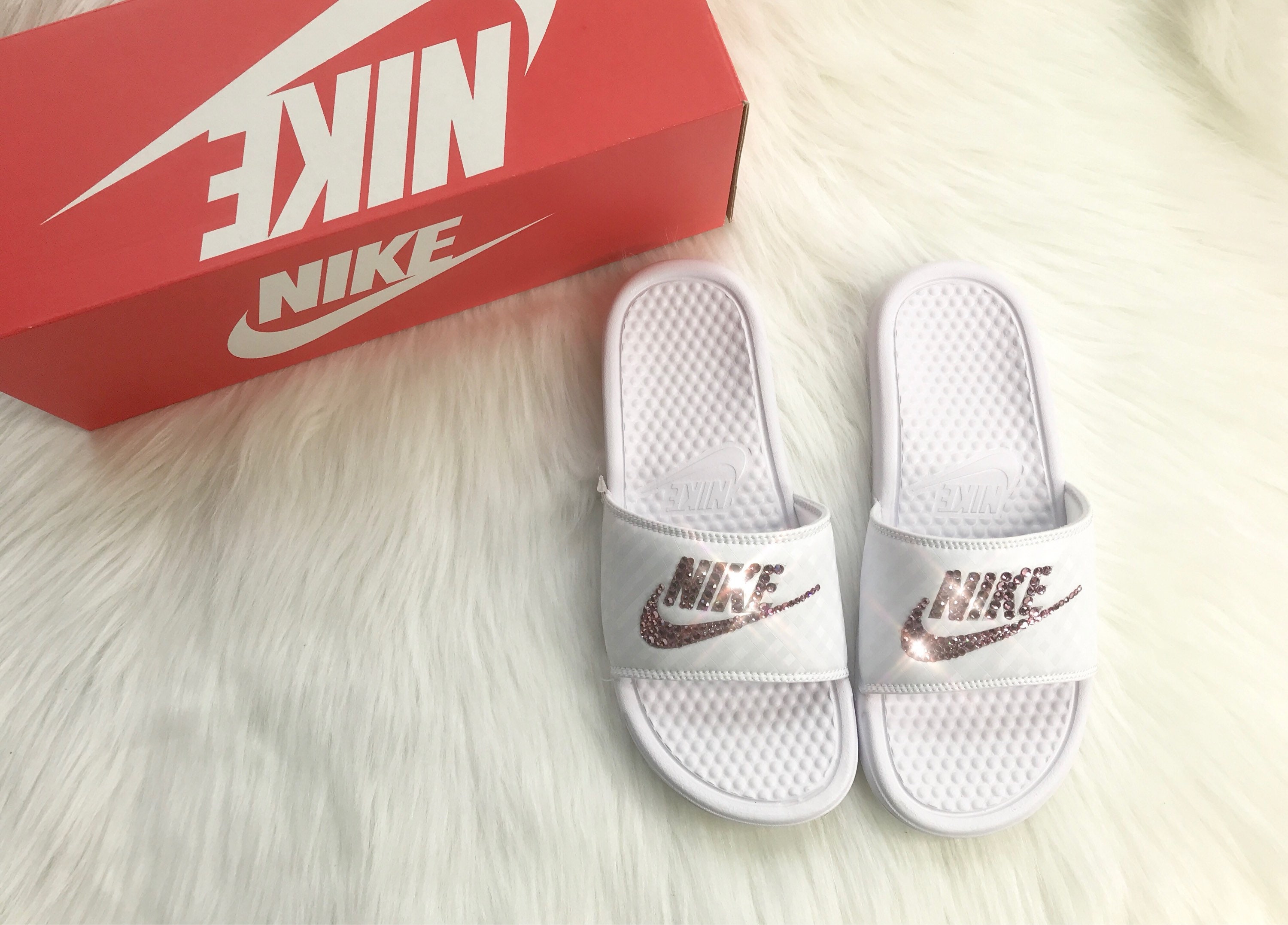 Nike benassi fake vs real new arrivals