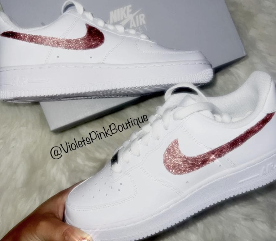 nike air force 1 womens rose gold