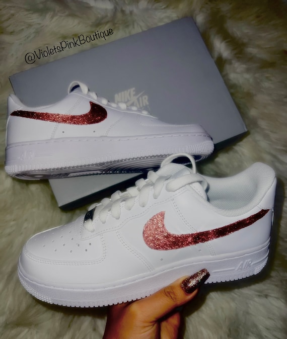 air force 1 pink glitter