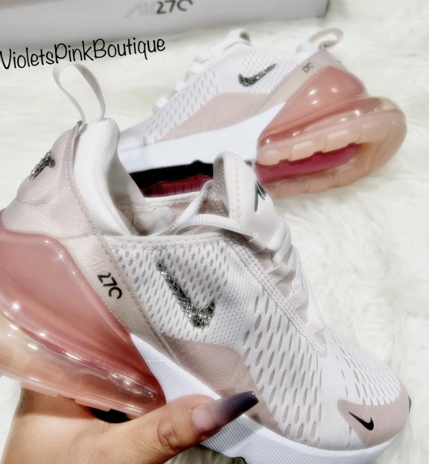 pink and gold nike air max