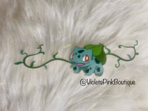 Pokémon Bulbasaur Heat Transfer Sticker For Shoes Iron On Stickers DIY Butterfly Decals- Gift Ideas - Not a set- sold individually