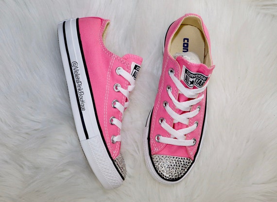 Women's Crystal Bling Custom CONVERSE Chuck Taylor All Star DIAMOND KIcks