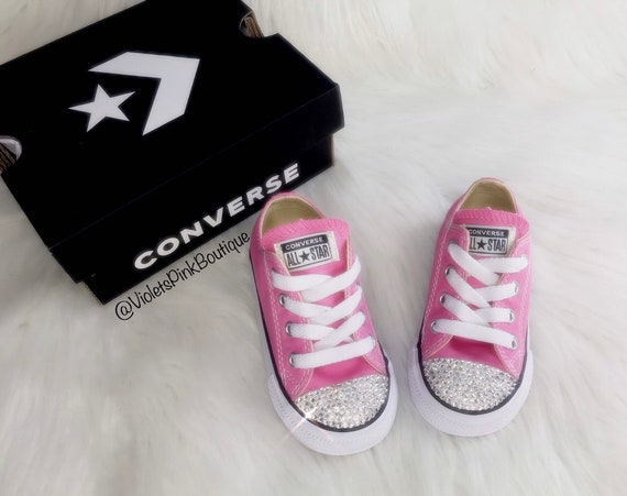 Swarovski Converse Pink Baby Bling Toddler Shoes- Gift ideas