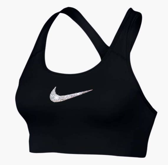 Bling Custom Nike Sports Bra Swarovski Crystal Nike Sports | Etsy