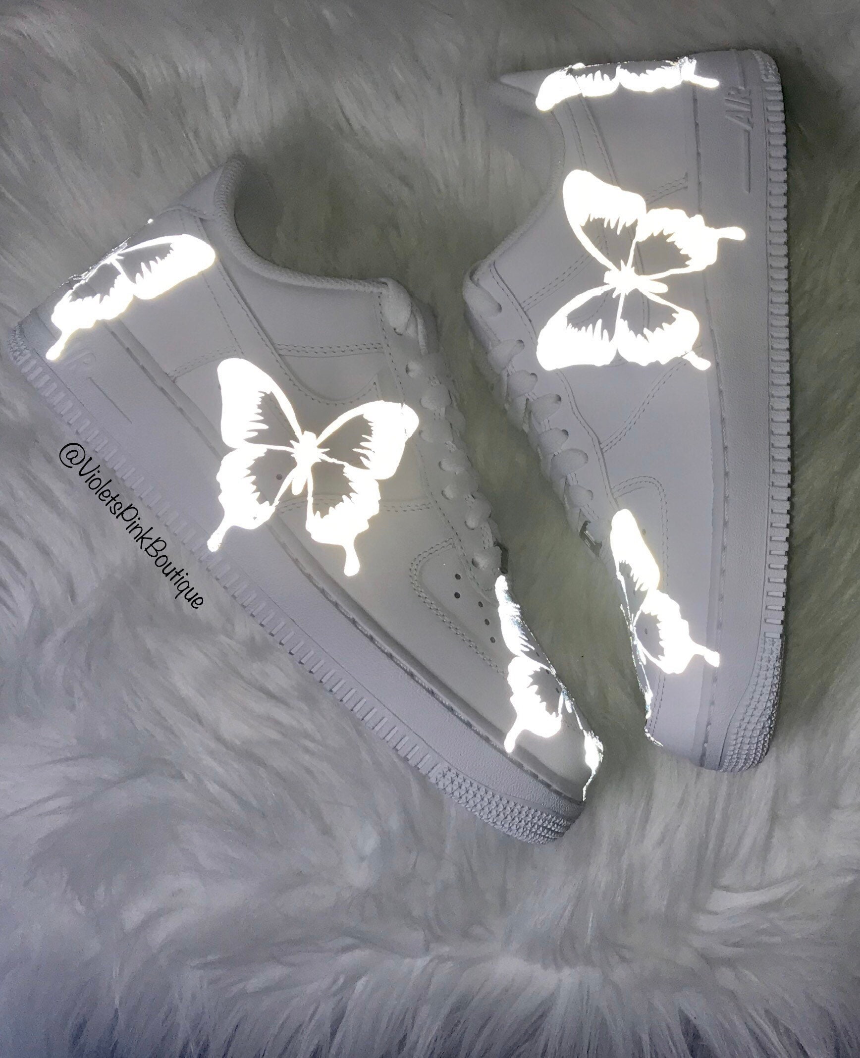 air force 1 reflective butterfly