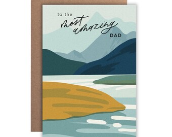 To the Most Amazing Dad | Greeting Card | Father's Day | Father | Stepfather