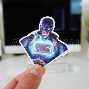 Captain America Endgame Vinyl Waterproof Sticker