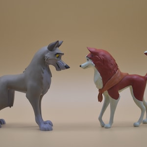 Balto + Jenna - Fan made resin figure - 12 cm high - Pre-order