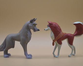 Balto + Jenna – Fächergefertigte Harzfigur – 12 cm hoch – Vorbestellung