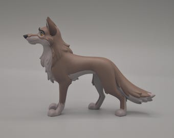Balto wolf dog figure - Miniature in resin (about 6.5 cm tall) - ready to ship!!