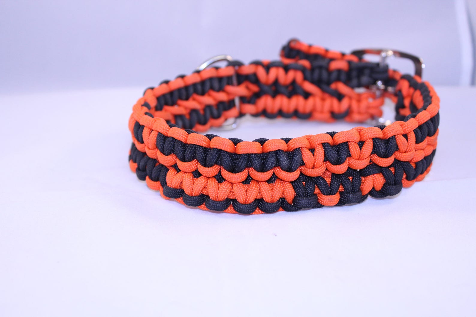 Large wide adjustable paracord dog collar Etsy