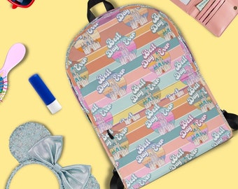 Best Day Ever Castle Backpack Most Magical Place Vacation Bag