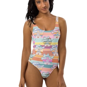 Best Day Ever Castle Women&#39;s One-Piece Swimsuit  Mommy & Me Swimsuits for Vacation