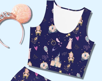 Princess Crop Top  Princess Marathon Shirt  Family Matching  Mommy and Me