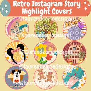 Retro Influencer Magic Instagram Story Cover  Retro Insta Highlight Covers  Covers for Instagram Highlights  IG Stories