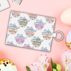 Best Day Ever Saffiano Leather Card Holder | Mother&#39;s Day Gifts