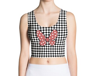 Classic Bow Crop Top, theme park running marathon costume