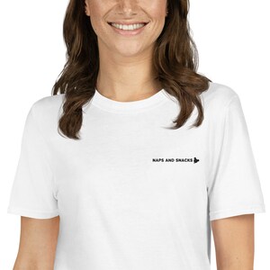 Naps & Snacks Embrodiered Mouse Bar Unisex T-Shirt