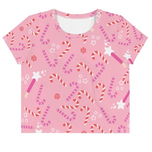 Candy kingdom All-Over Print Crop Tee