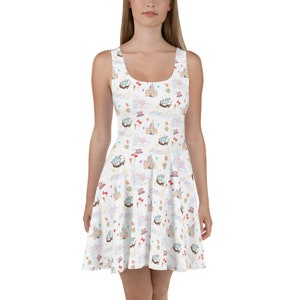 Kingdom Doodles Skater Dress  Family Matching  Mommy and Me  Matching Sets Mom & Girls Dresses