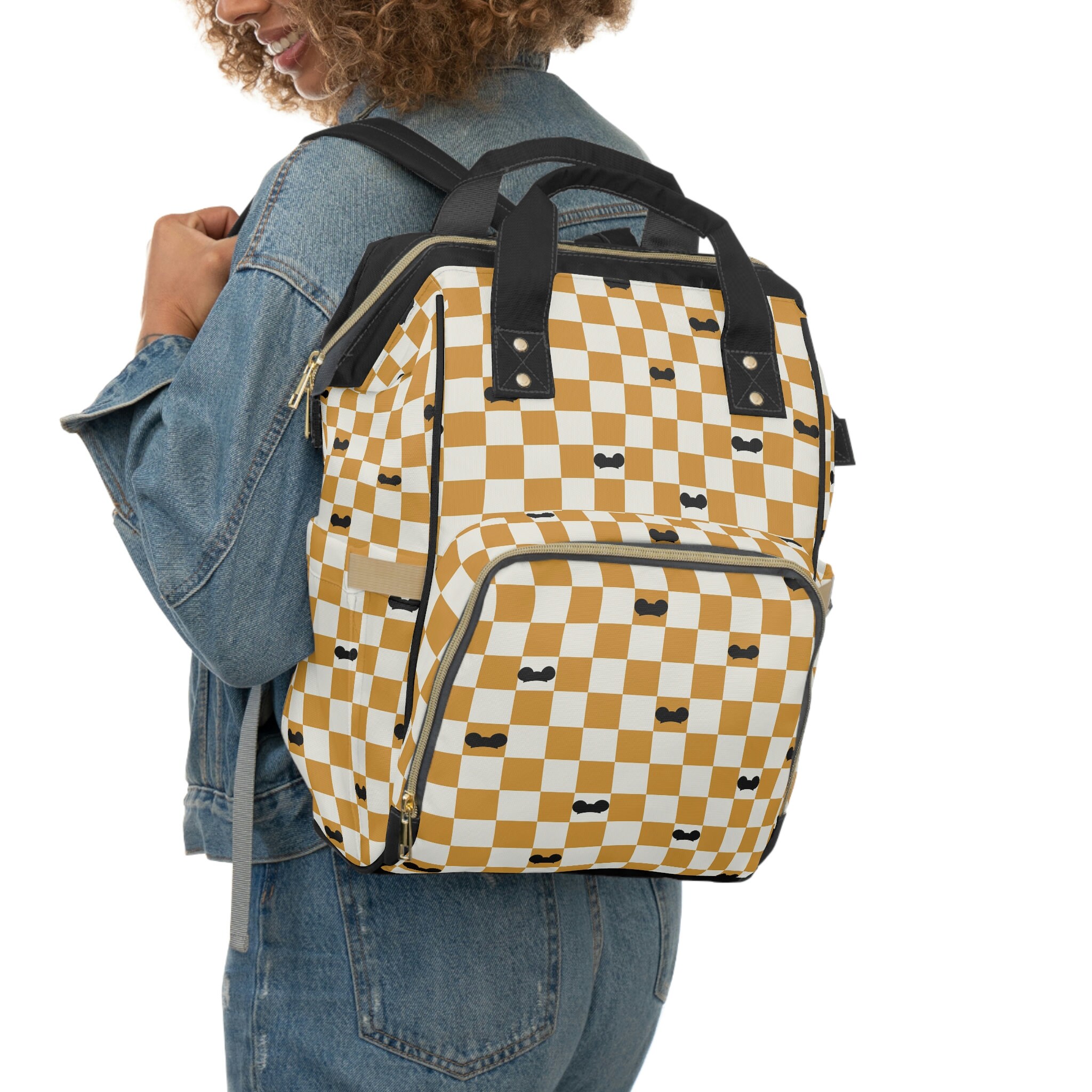 Check Print Theme Park Backpack, All Day on the Go Bookbag, All Day ...