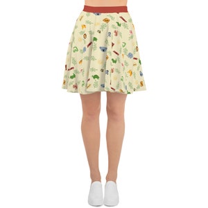 Jambo Skater Skirt, Safari Kingdom Skirt, Matching Family Outfits, Running Costume
