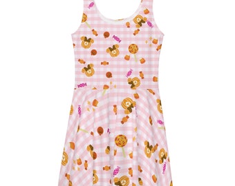 Pumpkin Boo To You Skater Dress  Candy Corn Halloween Dress   Fall running costume  theme parks Dress