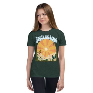 Inclusion Autism Awareness Kids Short Sleeve T-Shirt