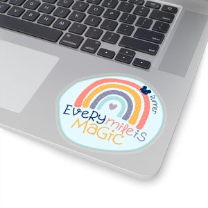 Every Mile Is Magic Running Sticker  Marathon Sticker  Magical Runner Gifts