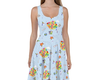 Balloons  Skater Dress | Family Matching | Mommy and Me | Matching Sets Mom & Girls Dresses