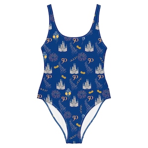 Traje de baño de una pieza para mujer del 50 aniversario / 50 aniversario de Castle Swim / Magical Kingdom Fireworks / Family Matching / Mommy and Me